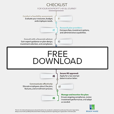 Could a 401(k) plan be right for your nonprofit? - Download this Checklist